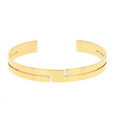 Dinh Van brazalete Seventies en oro amarillo