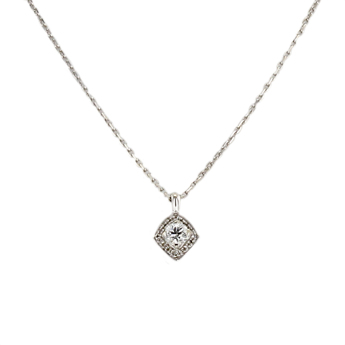 Mauboussin pendentif Love my Love en or blanc et diamants - Detail D1