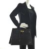 Hermès Kelly 35 cm in black crocodile - Detail D1 thumbnail