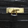 Hermès Kelly 35 cm in black crocodile - Detail D5 thumbnail