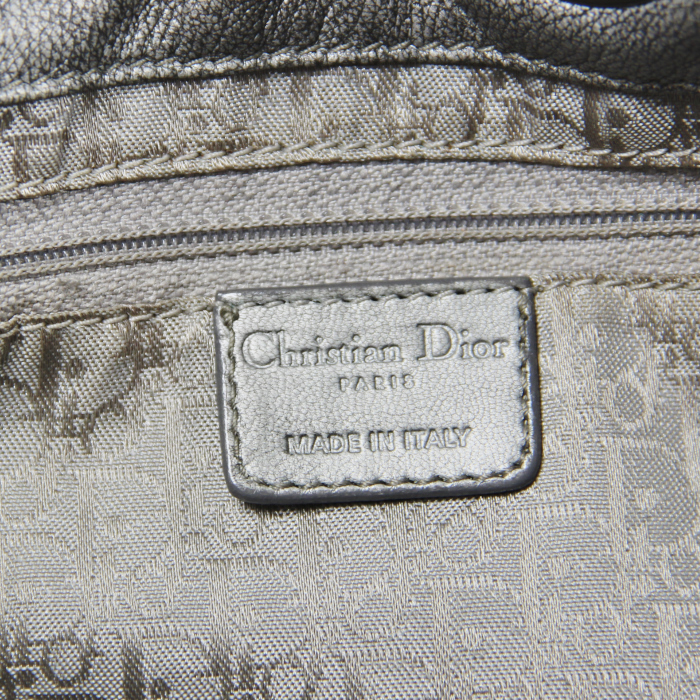 Dior in grey cannage leather - Detail D3