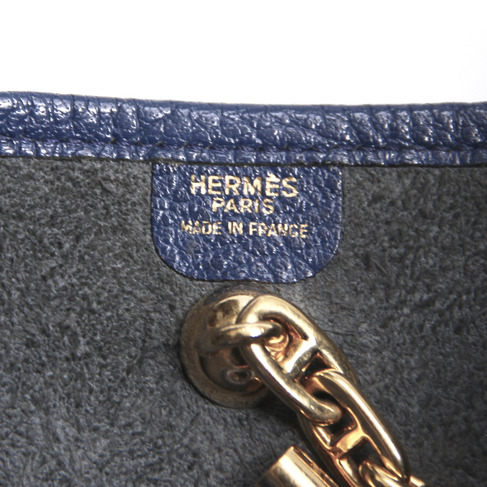 Hermès Vespa in blue leather - Detail D3