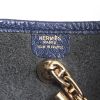 Hermès Vespa en cuir bleu - Detail D3 thumbnail