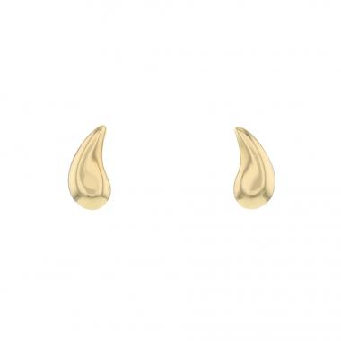 Tiffany and Co paire de puces d'oreilles Larme en or jaune