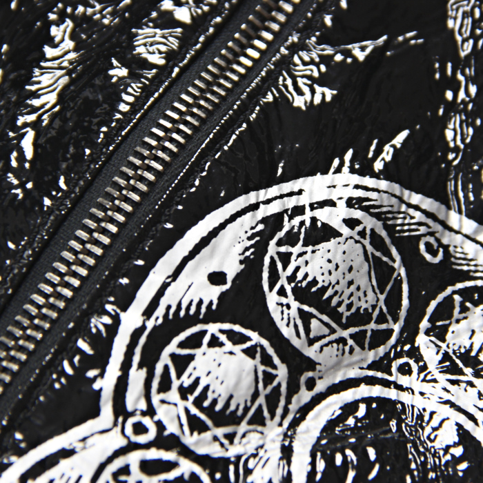 Galliano en cuir vernis noir - Detail D5