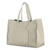 Barbara Rihl shopping bag in grey leather - 00pp thumbnail