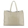 Barbara Rihl shopping bag in grey leather - 360 thumbnail