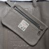 Barbara Rihl shopping bag in grey leather - Detail D5 thumbnail