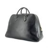 Hermès travel bag in black leather - 00pp thumbnail