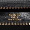Hermès travel bag in black leather - Detail D3 thumbnail