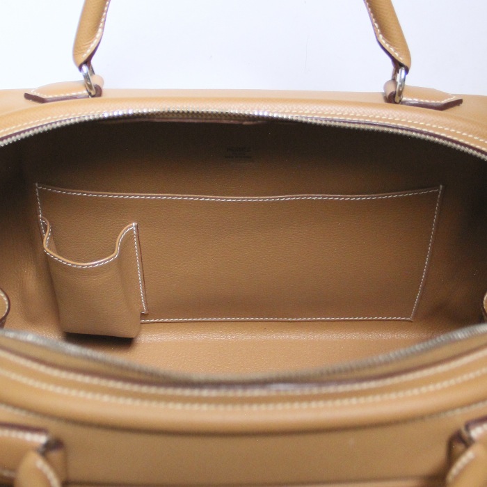 Borsa Sac En Vie in pelle Epsom marrone - Detail D4