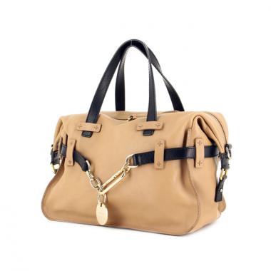 Sonia Rykiel in brown leather