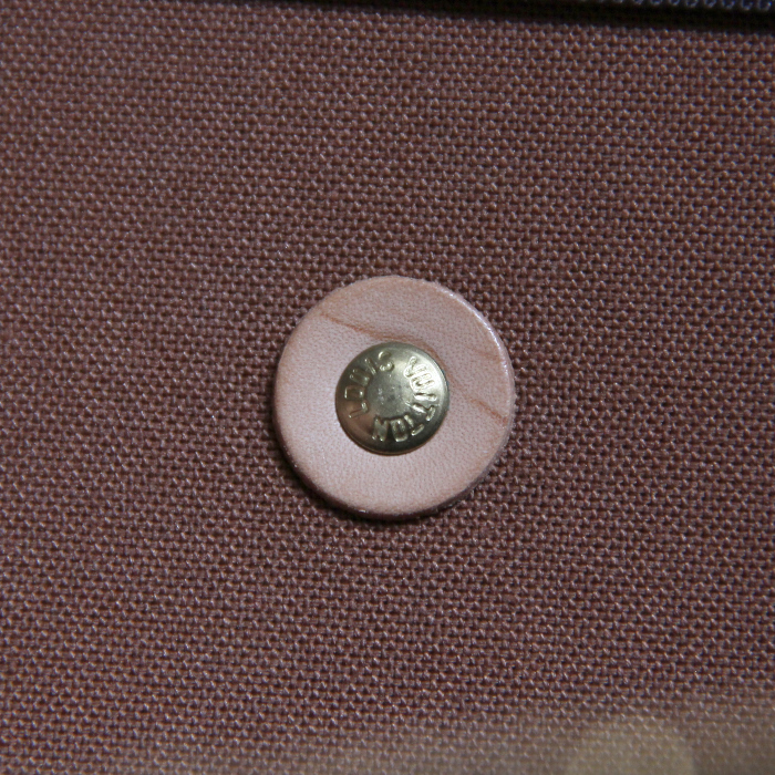 Borsa da viaggio Cruiser modello medio in tela monogram e pelle naturale - Detail D2