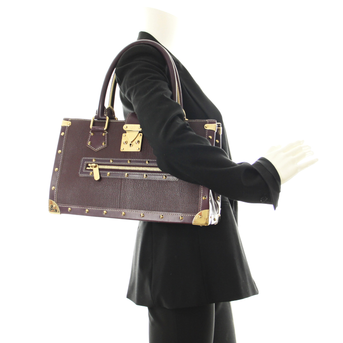 Louis Vuitton Le Fabuleux in plum leather - Detail D1