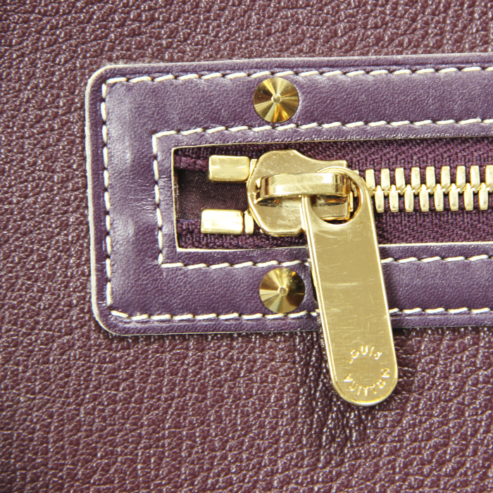 Louis Vuitton Le Fabuleux in plum leather - Detail D5