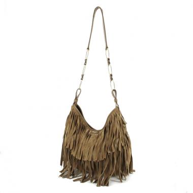 Yves Saint Laurent Saint-Tropez en daim beige