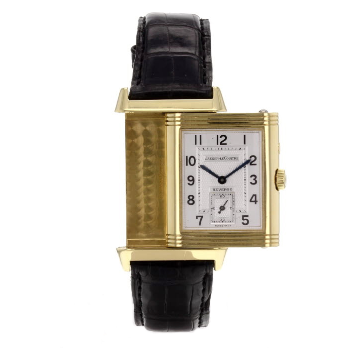 Jaeger Lecoultre Reverso-Duoface in yellow gold Ref :  270154 - Detail D2