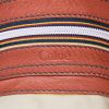 Chloé shopping bag in orange leather - Detail D4 thumbnail