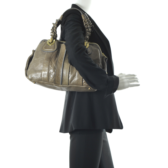  Chloé en cuir taupe  - Detail D1