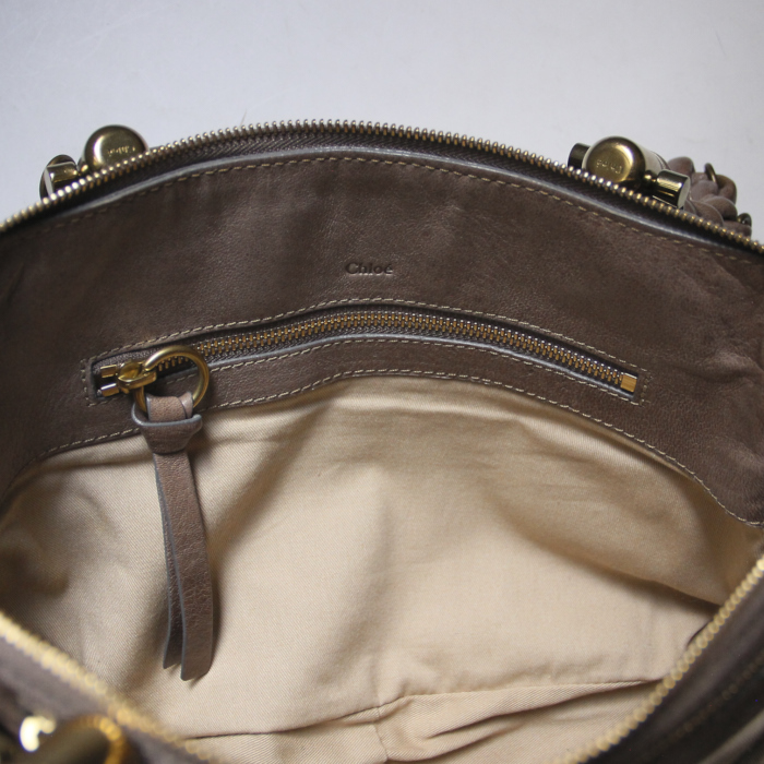  Chloé in taupe leather - Detail D3