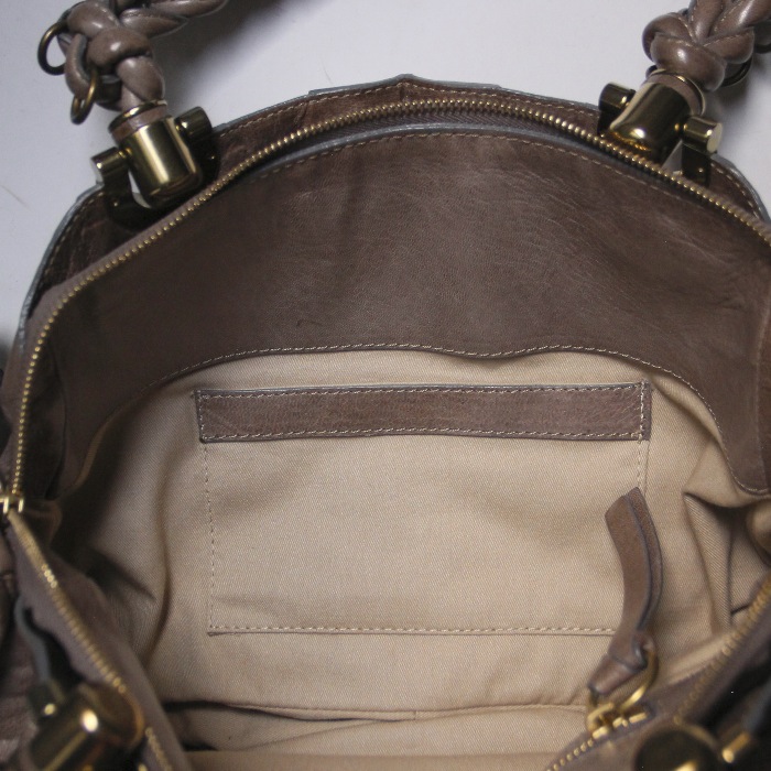  Chloé en cuir taupe  - Detail D5