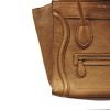 Borsa Celine Luggage modello piccolo in pelle martellata beige - Detail D5 thumbnail