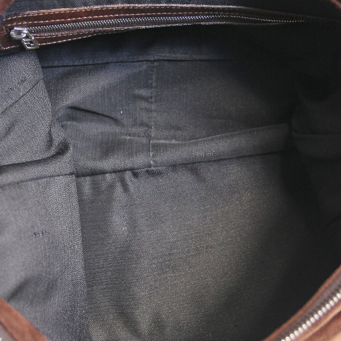 Sac en daim marron - Detail D2