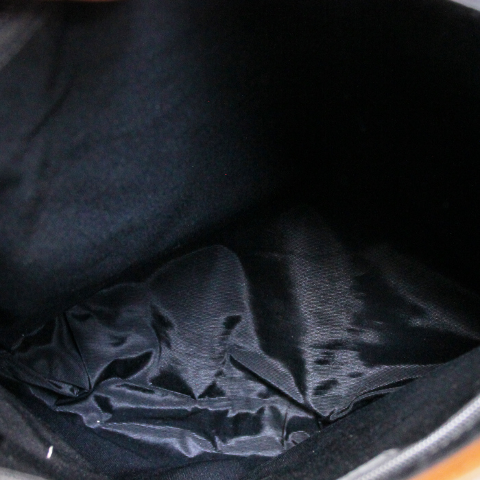 Borsa Lanvin in pelliccia e pelle marrone e tela con stampa - Detail D3