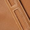 Borsa a spalla Berlingot in pelle marrone - Detail D4 thumbnail