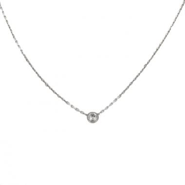 Cartier pendentif Diamant Léger en or blanc et diamant