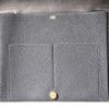 Hermès Dogon documents-holder in black leather - Detail D2 thumbnail