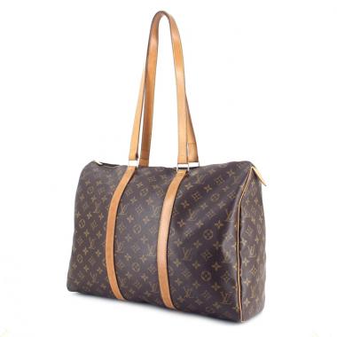 Borsa da viaggio Louis Vuitton Flanerie in tela monogram e pelle naturale