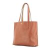 Double Sens small model shopping bag in brown leather - 00pp thumbnail