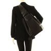 Louis Vuitton sac d'épaule en cuir épi noir - Detail D1 thumbnail