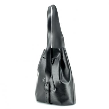 Louis Vuitton black epi leather shoulder bag 