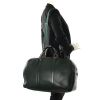 Louis Vuitton travel bag Kendall in green leather - Detail D1 thumbnail