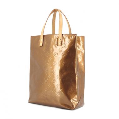 Louis Vuitton Reade in bronze monogram patent leather