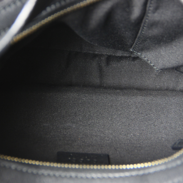 Sac en cuir noir - Detail D2