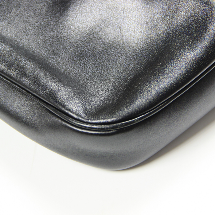 Sac en cuir noir - Detail D4