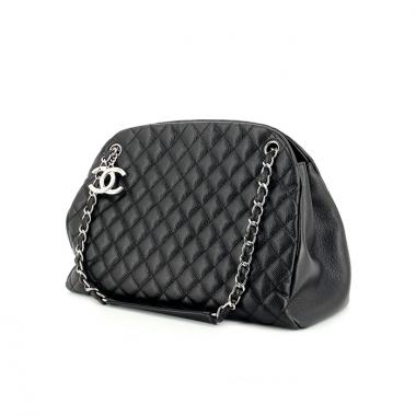 Chanel Mademoiselle en cuir grainé noir