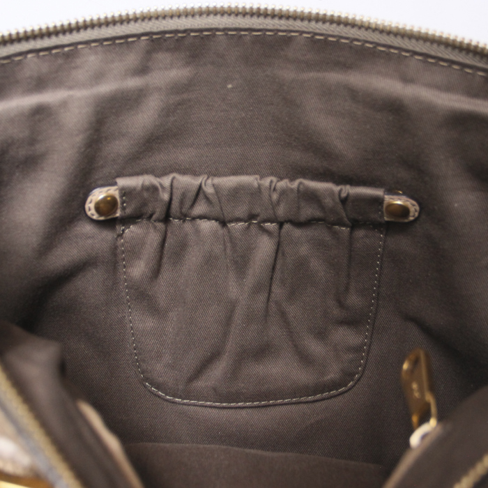Chloé Marcie en cuir beige et python - Detail D4