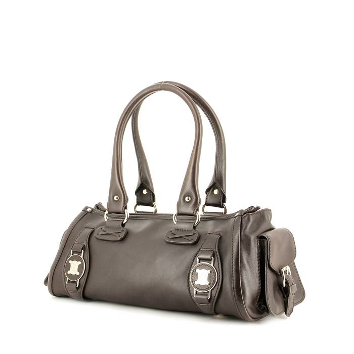 Celine Vintage Handbag in brown leather - 00pp
