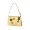 Louis Vuitton pochette accessoires in beige monogram patent leather and natural leather - 00pp thumbnail
