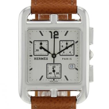 Hermes Chronographe Cape Cod in stainless steel Ref : CC1.910 Circa 2010