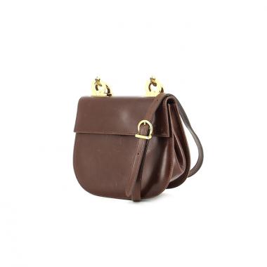 Salvatore Ferragamo in brown leather