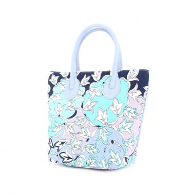 Emilio Pucci in blue and purple canvas