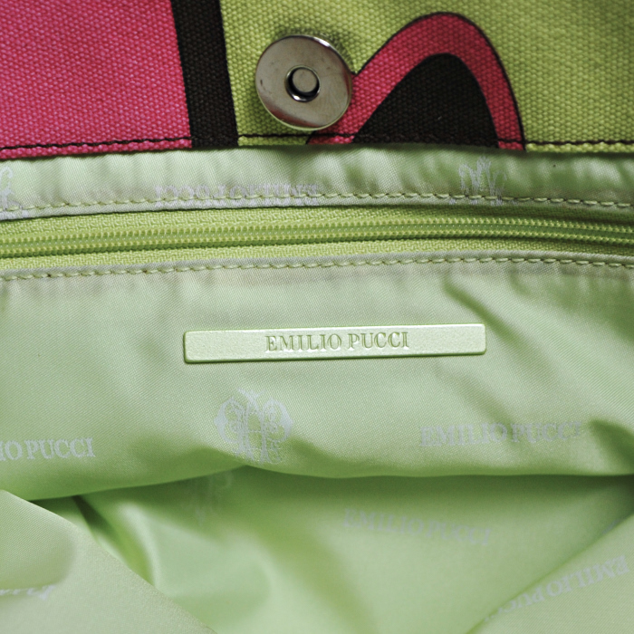 Bolso de mano en lona multicolor - Detail D3