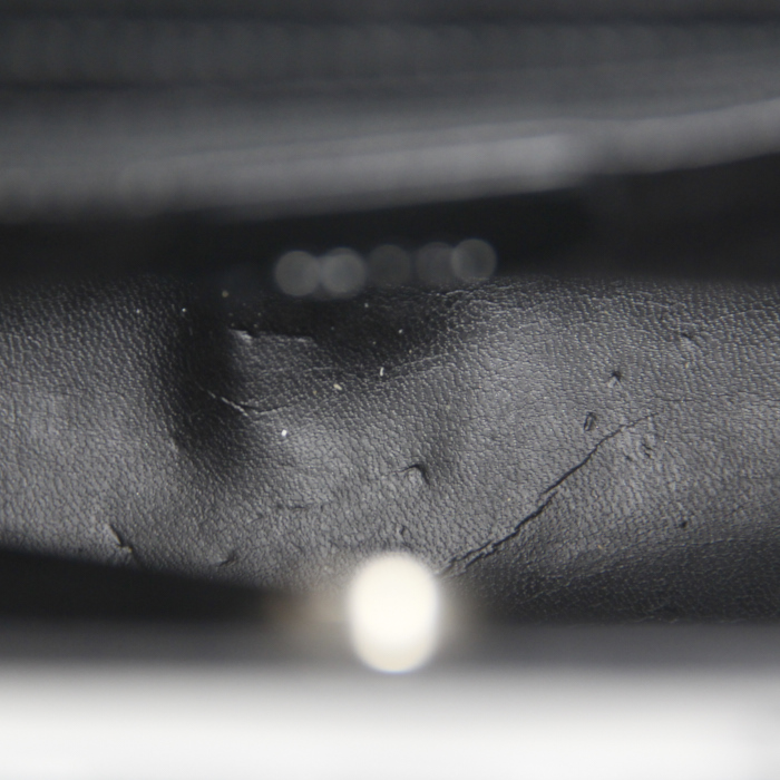 Bolso de mano en cuero negro - Detail D3