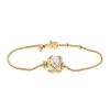 Fred yellow gold, diamonds and pearl Baie des Anges bracelet - 00pp thumbnail