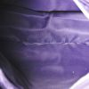 Bolso de mano en lona y cuero violeta - Detail D2 thumbnail